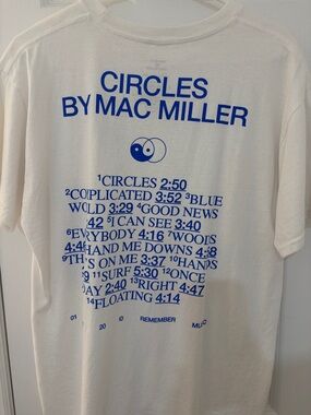 Mac Miller Circles tee shirt